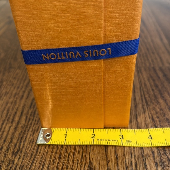 Louis Vuitton Gold Orange Blue Empty Shirt Gift Box Ribbon Gift Receipt Tag - Picture 13 of 13